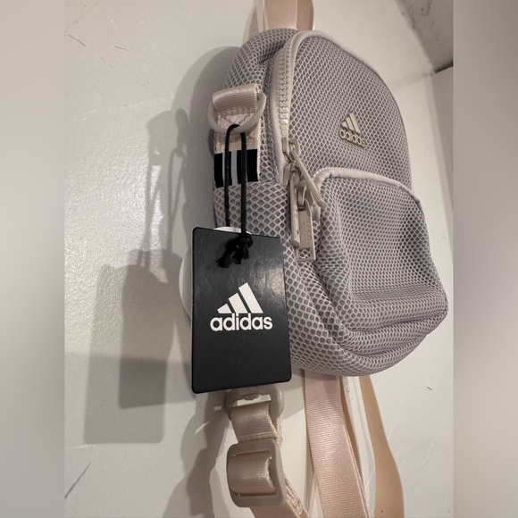 Adidas Cream Mini Backpack/New - Picture 11 of 12
